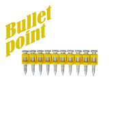 Усиленные гвозди по бетону металлу Toua CN MG Bullet Point - 22 мм